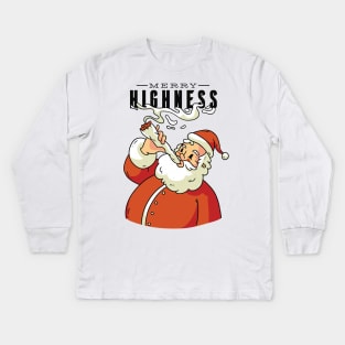 Merry Christmas | Funny Santa Kids Long Sleeve T-Shirt